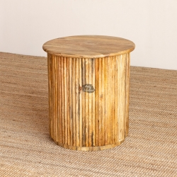 Side Table Round Ribbed AB23SP-1-4