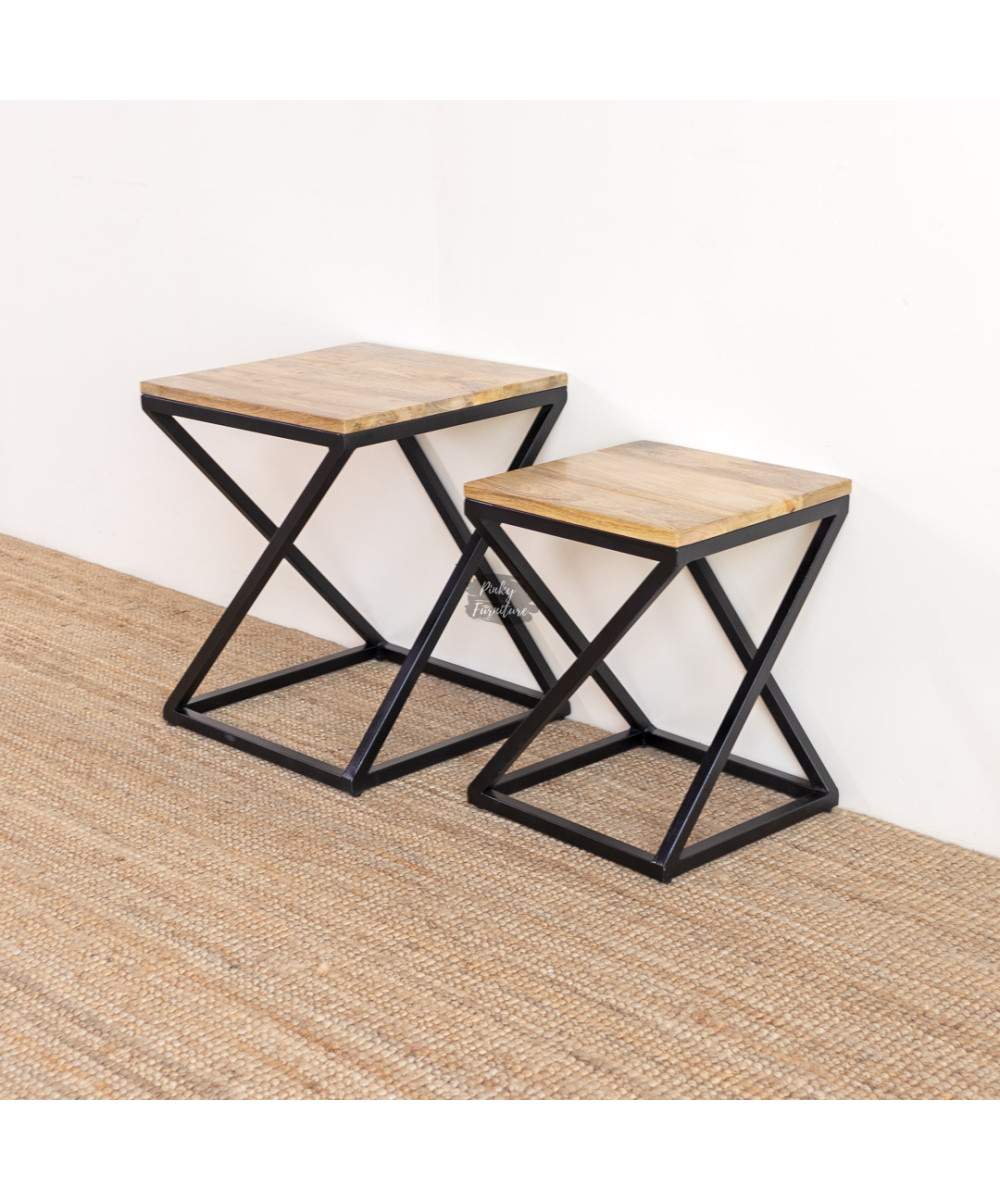 Side Table Round Set of 2 Side Table Round Set of 2