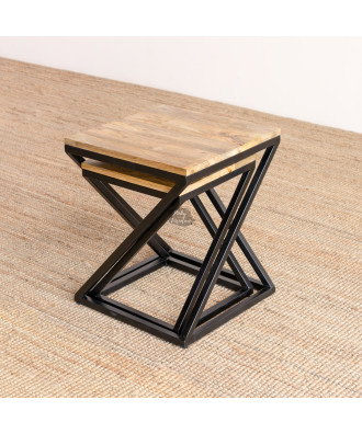 Side Table Round Set of 2 Side Table Round Set of 2